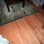 Hardwood floor installation