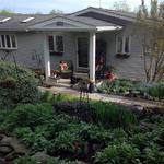 New Porch roof incorporated onto existing house